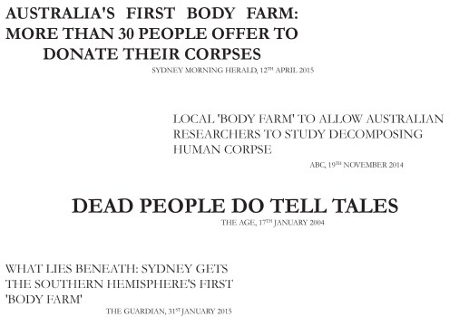 Body Farm Articles